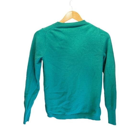 J. Crew Green Cashmere Sweater. Size Small. - Picture 9 of 14
